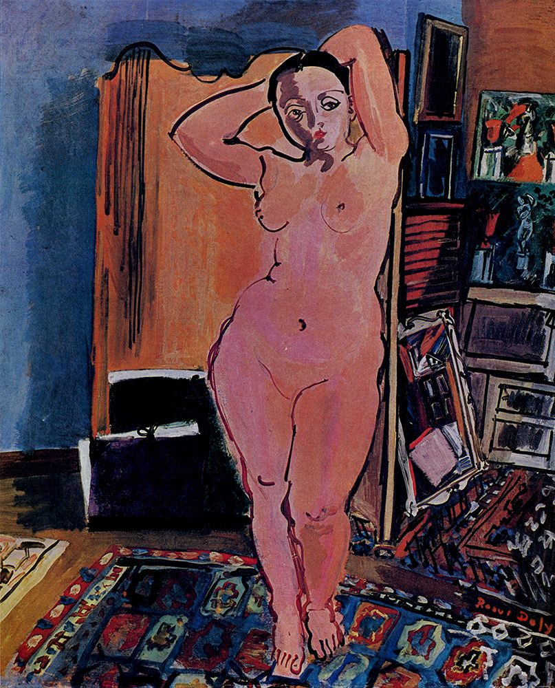 Nude 1928 art print by Raoul Dufy for $57.95 CAD