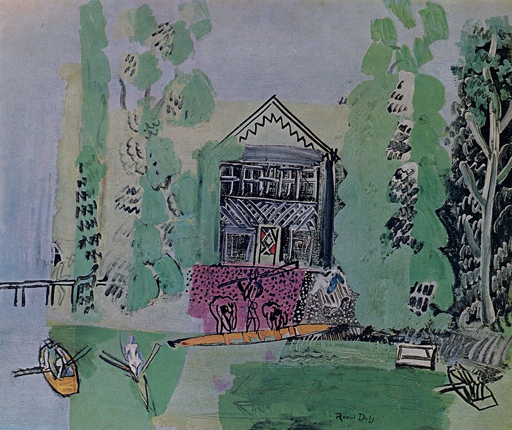 Oarsmen on the Marne 1925 art print by Raoul Dufy for $57.95 CAD