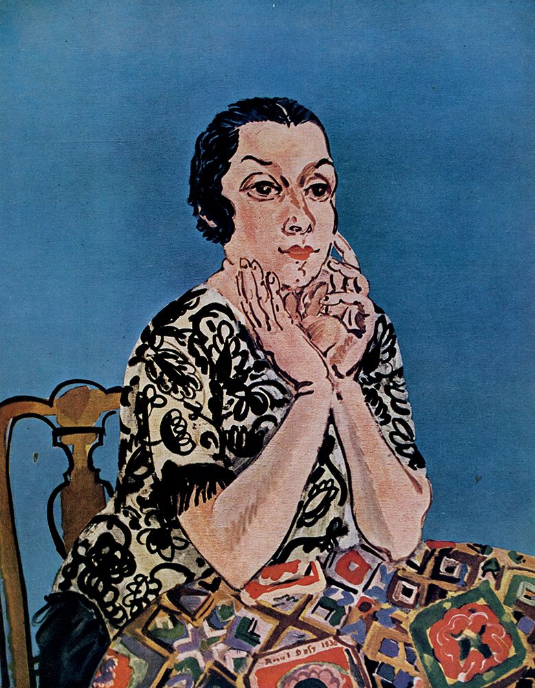Portrait of Mme Dufy 1930 art print by Raoul Dufy for $57.95 CAD