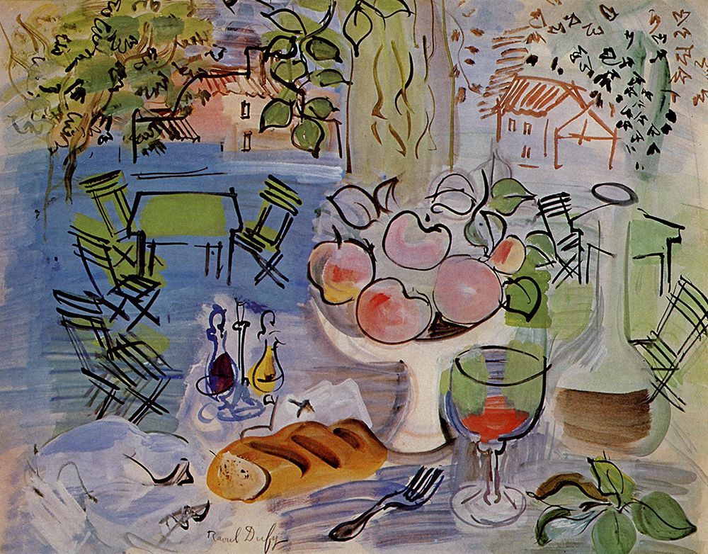 Still Life 1928 art print by Raoul Dufy for $57.95 CAD