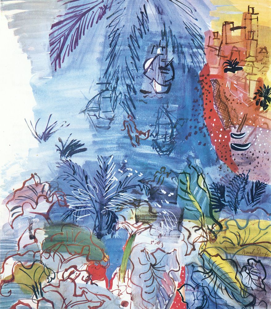 The Castle by the Sea art print by Raoul Dufy for $57.95 CAD