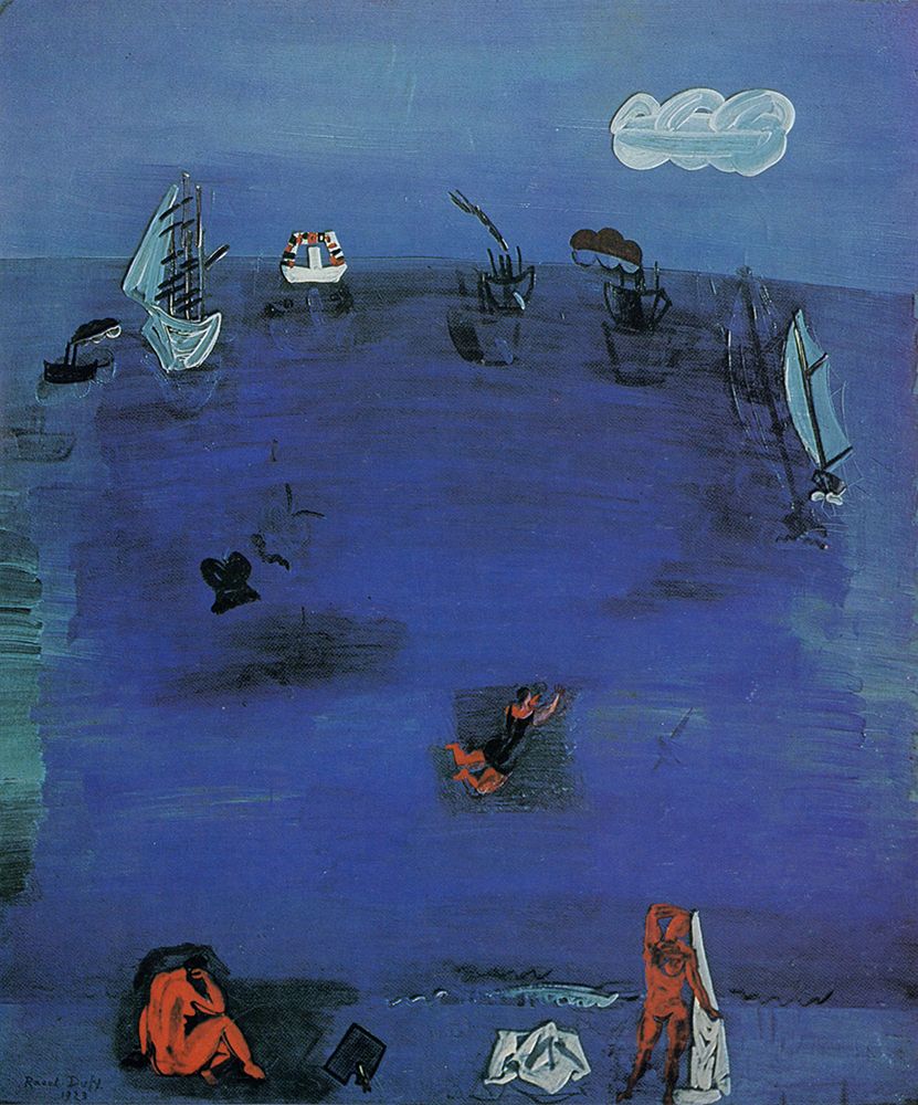 The Mediterranean 1923 art print by Raoul Dufy for $57.95 CAD