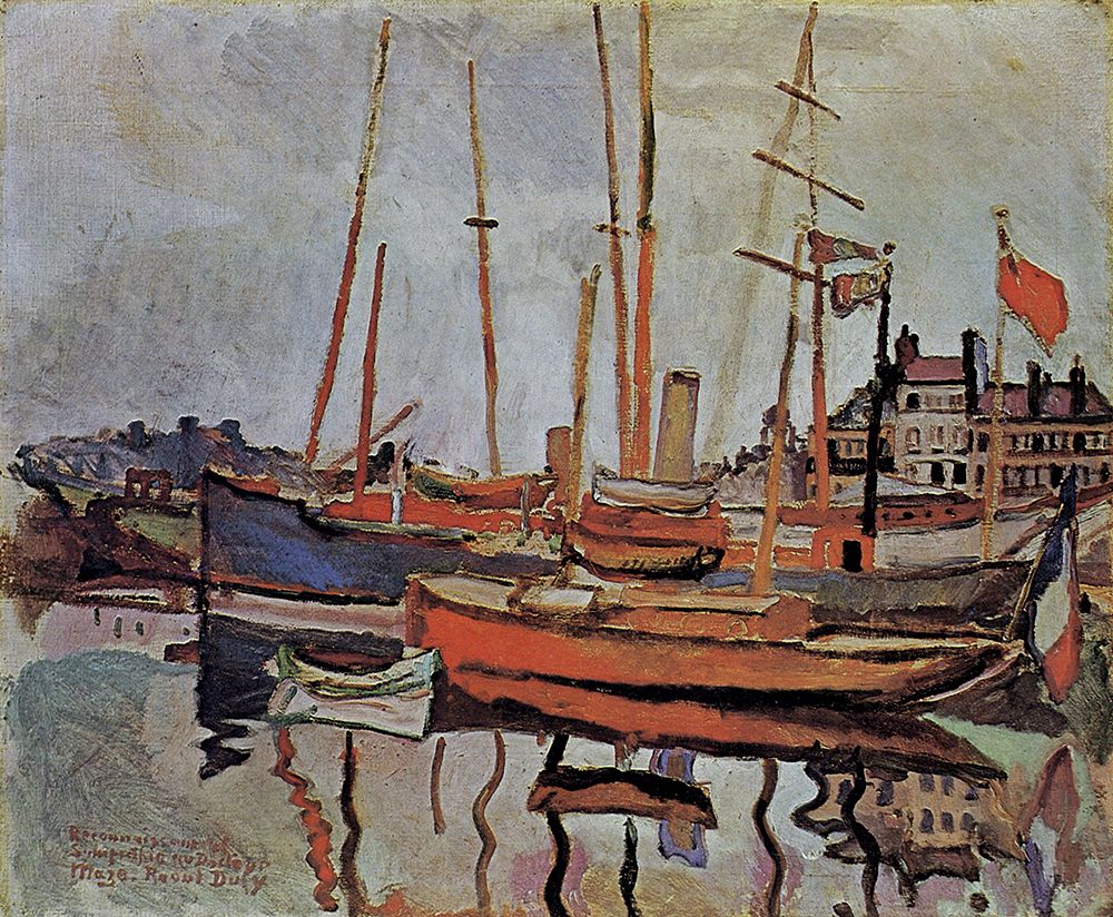 The Port of Le Havre 1905 art print by Raoul Dufy for $57.95 CAD