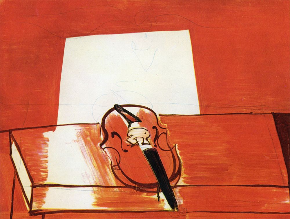 The Red Violin 1948 art print by Raoul Dufy for $57.95 CAD