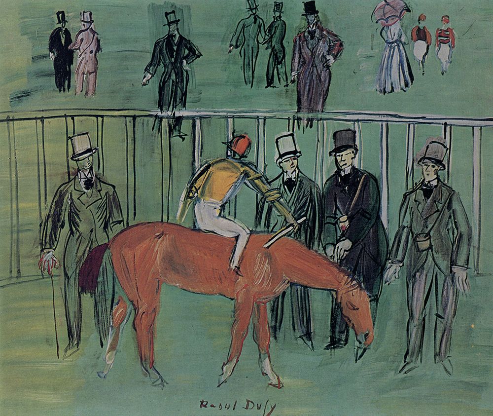 The Thoroughbred 1940 art print by Raoul Dufy for $57.95 CAD