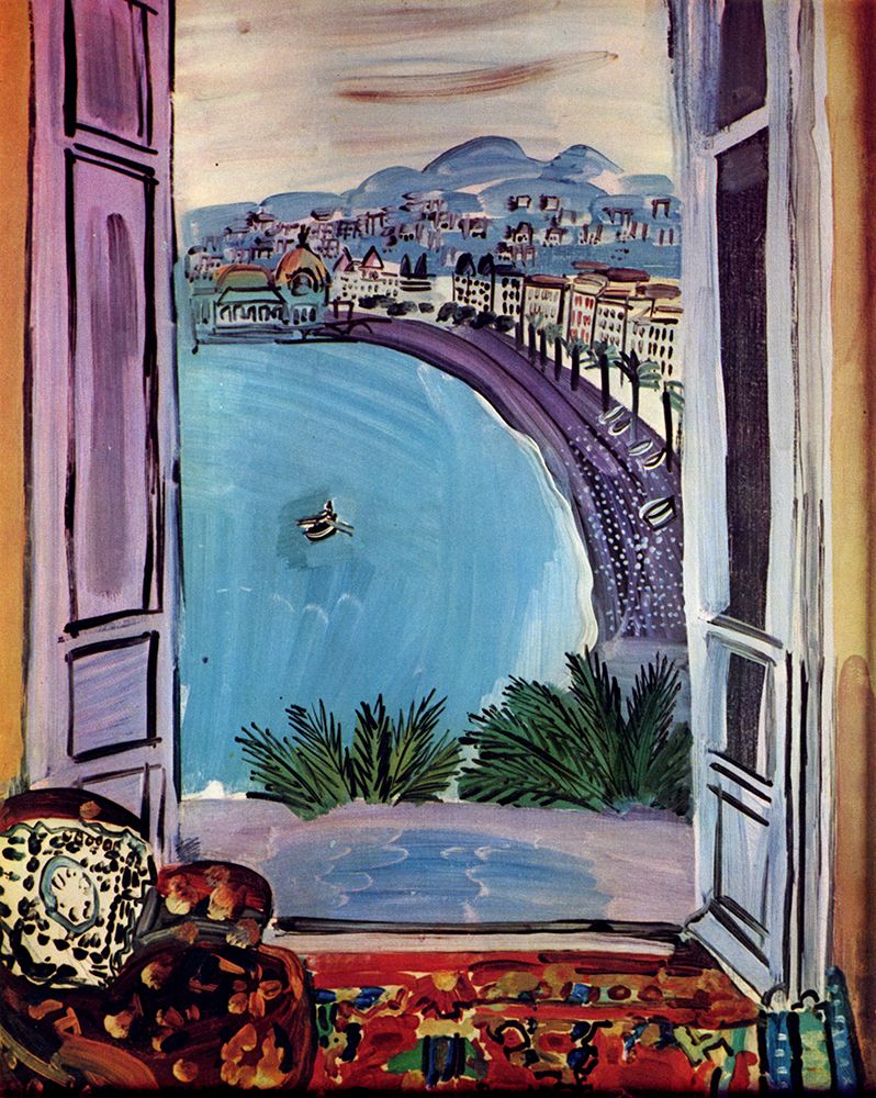 The Window at Nice 1927 art print by Raoul Dufy for $57.95 CAD
