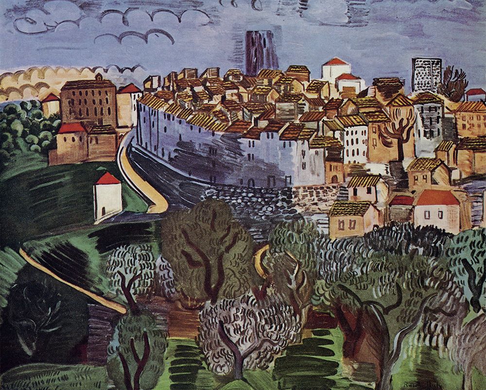 Vence 1923 art print by Raoul Dufy for $57.95 CAD