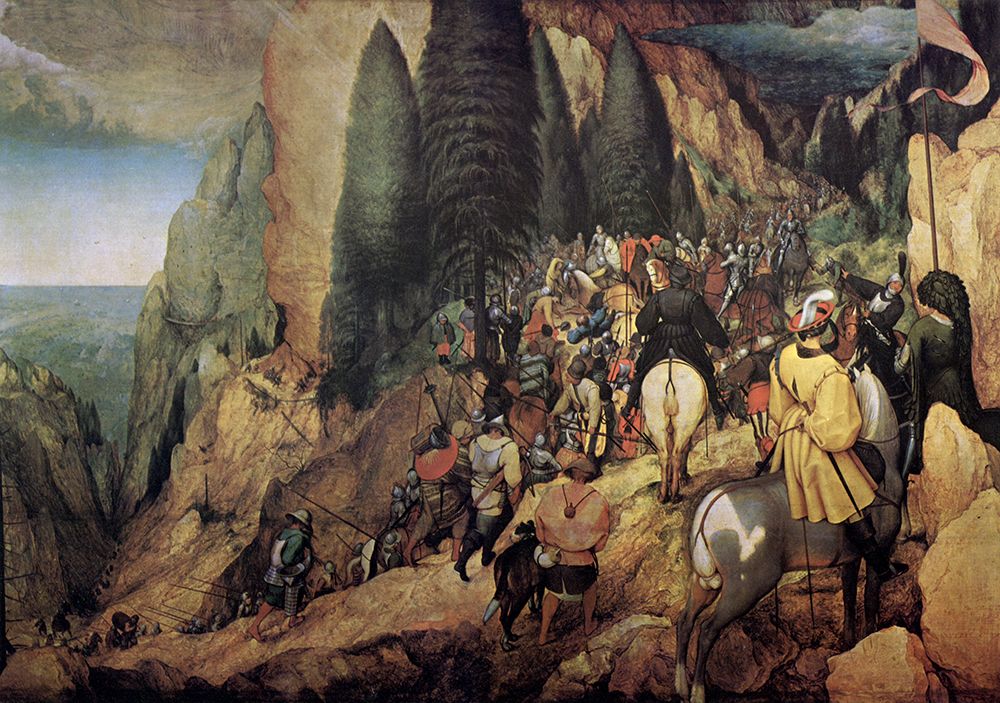 The Conversion of St. Paul 1567 art print by Pieter Bruegel the Elder for $57.95 CAD