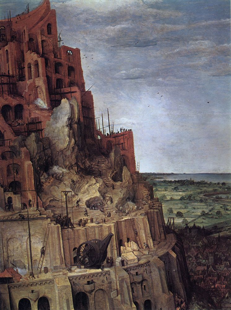 The Tower of Babel detail 2 1563 art print by Pieter Bruegel the Elder for $57.95 CAD