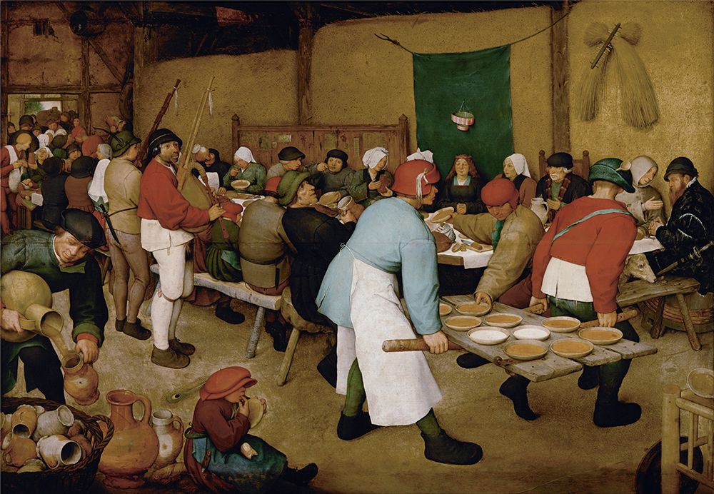 Peasant Wedding art print by Pieter Bruegel the Elder for $57.95 CAD