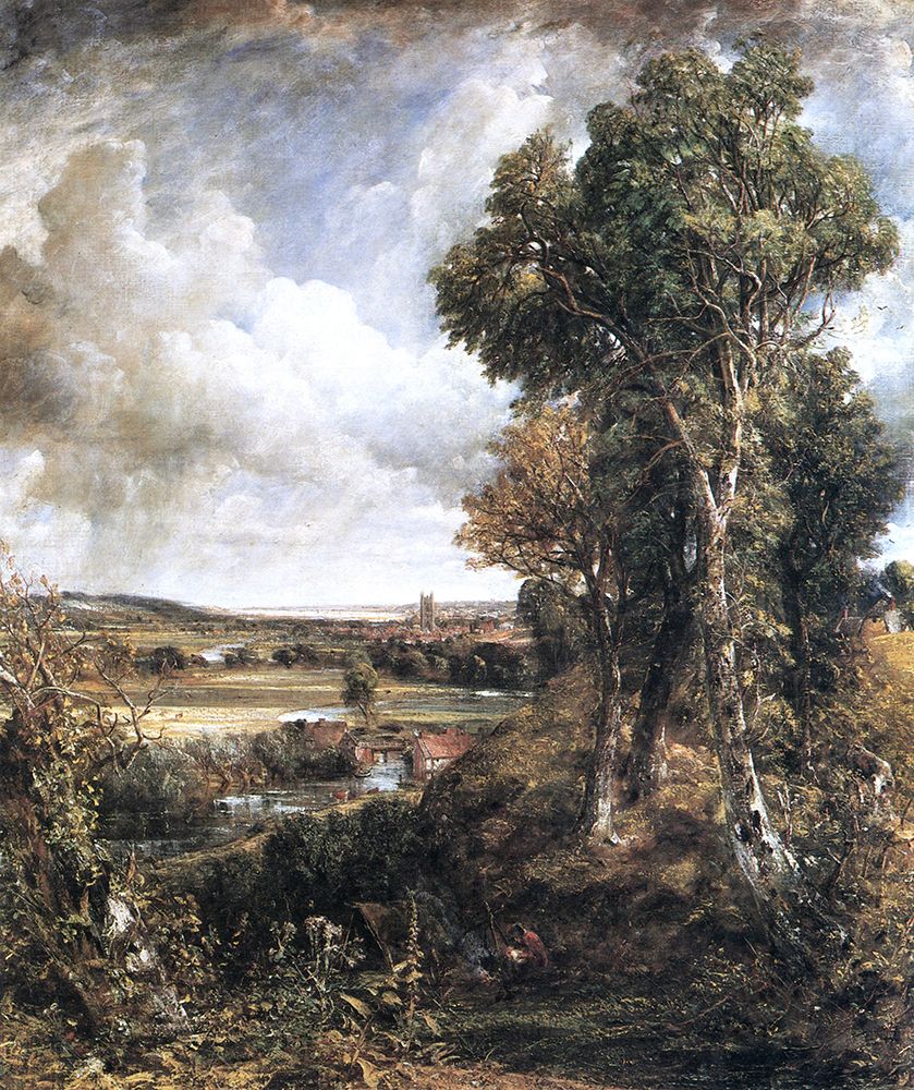 Dedham Vale 1821 art print by John Constable for $57.95 CAD