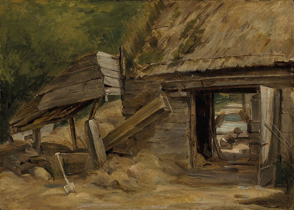 The Old Mill Shed, Dedham art print by John Constable for $57.95 CAD