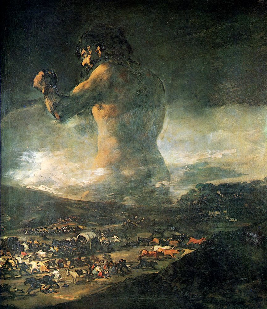 A Giant ca 1810 art print by Francisco Goya for $57.95 CAD