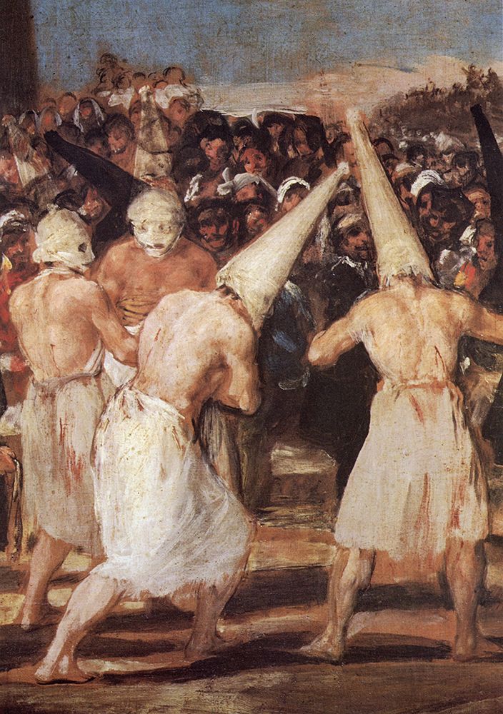 A Procession of Flagellants detail ca 1803 art print by Francisco Goya for $57.95 CAD