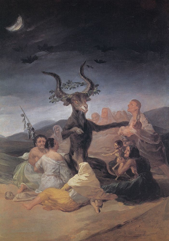 Coven ca 1795 art print by Francisco Goya for $57.95 CAD