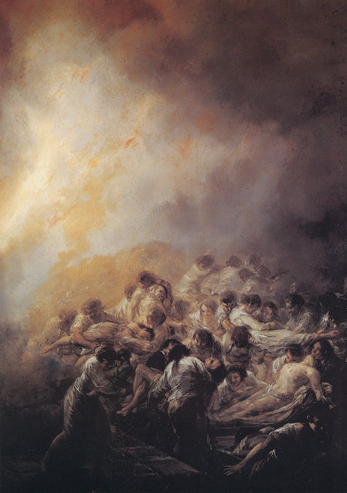 Fire 1793 art print by Francisco Goya for $57.95 CAD