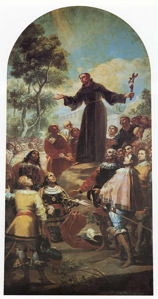 Preaching of San Bernardino of Siena 1782 art print by Francisco Goya for $57.95 CAD