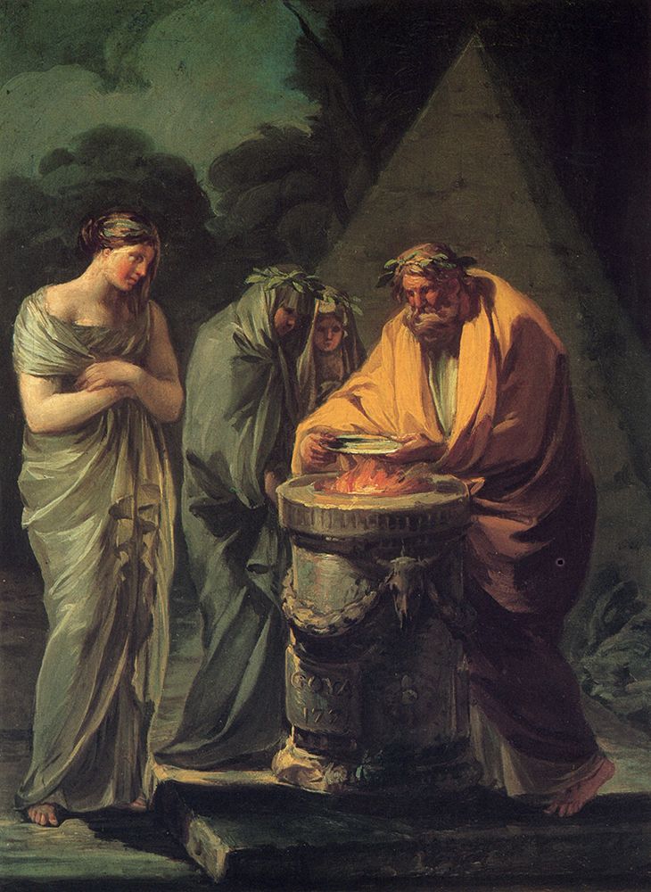 Sacrifice to Vesta 1771 art print by Francisco Goya for $57.95 CAD