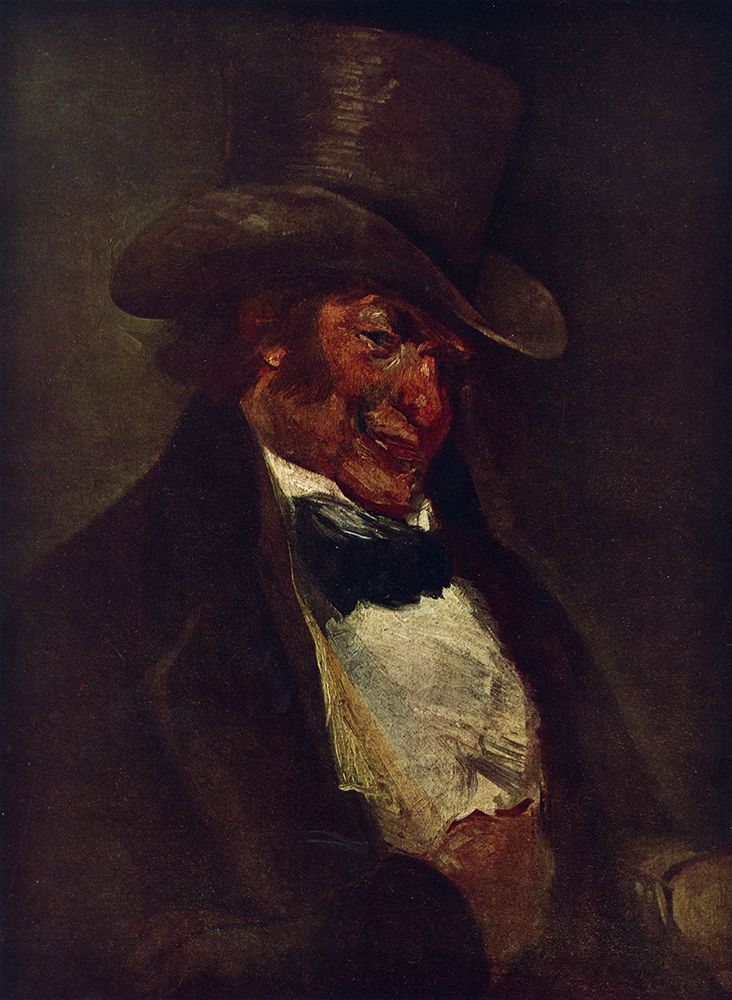 Self-portrait in a tall hat 1826 art print by Francisco Goya for $57.95 CAD