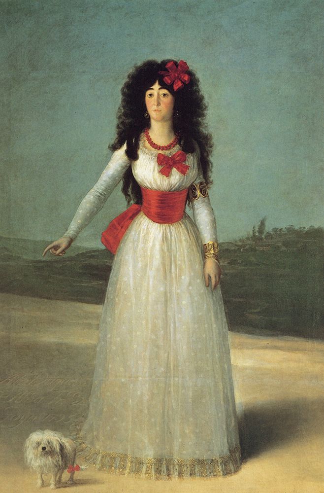 The Duchess of Alba 1795 art print by Francisco Goya for $57.95 CAD