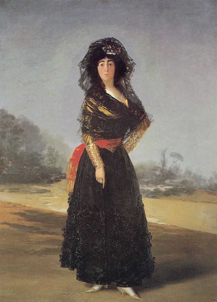 The Duchess of Alba 1797 art print by Francisco Goya for $57.95 CAD