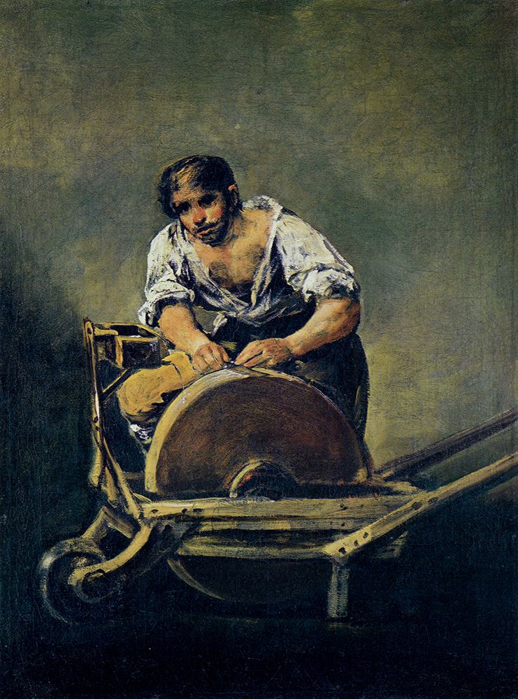 The Knife-grinder ca 1810 art print by Francisco Goya for $57.95 CAD