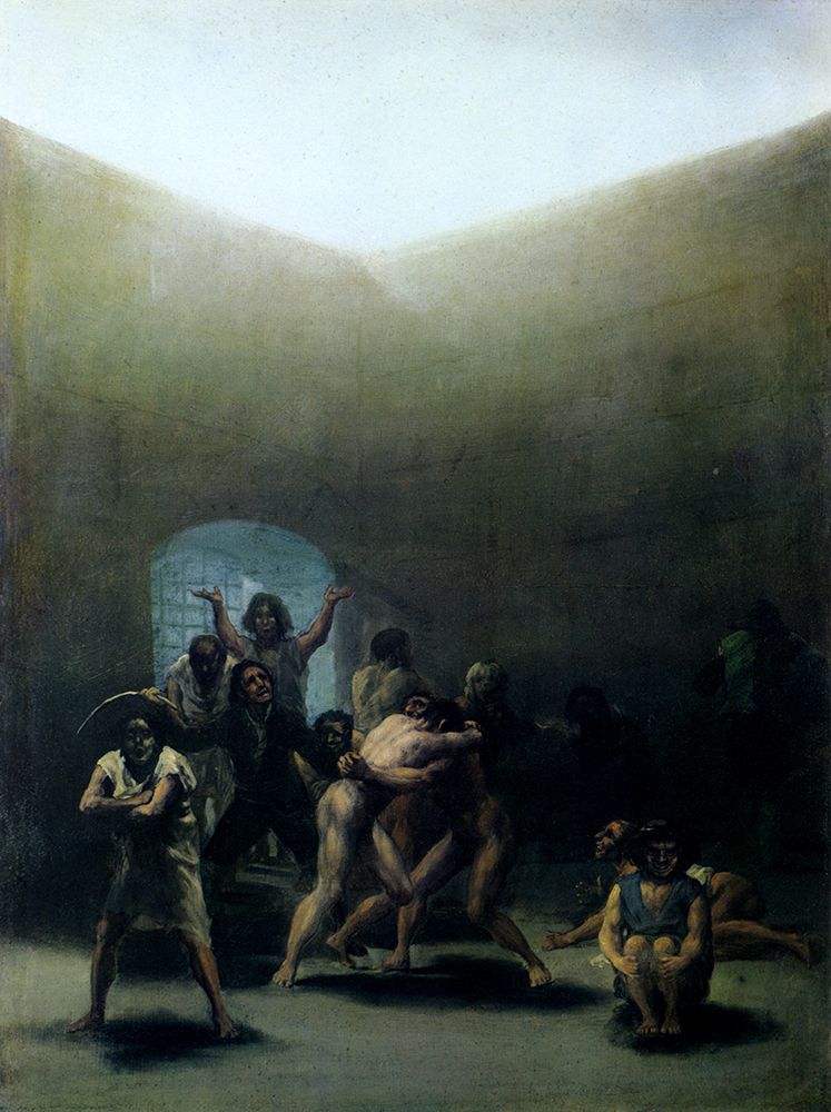 The Madhouse at Saragossa 1794 art print by Francisco Goya for $57.95 CAD