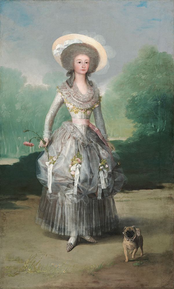 The Marquesa de Pontejos ca 1786 art print by Francisco Goya for $57.95 CAD