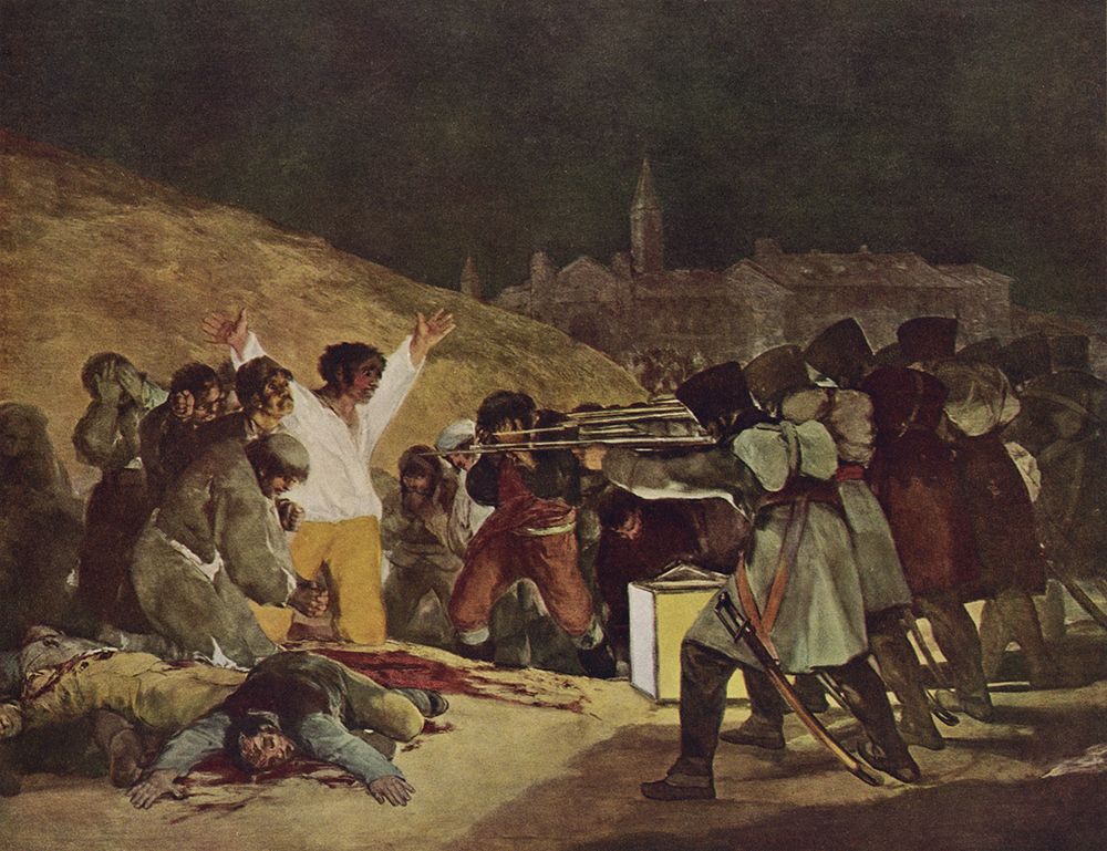 The Third of May 1808 art print by Francisco Goya for $57.95 CAD
