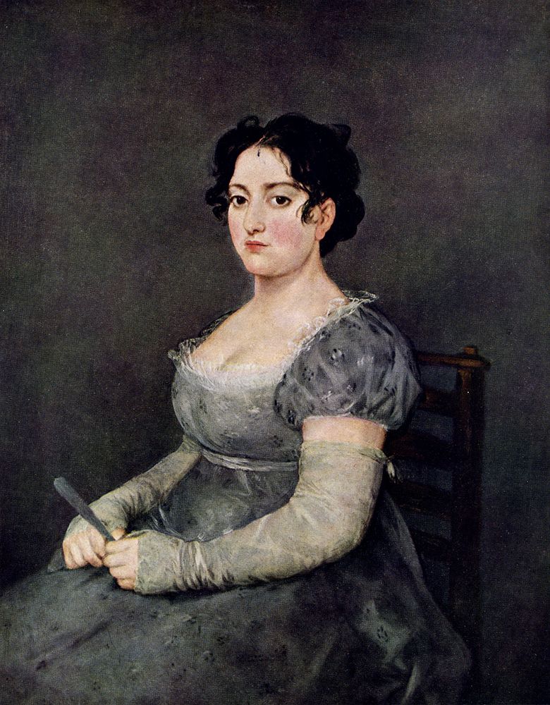 Woman in grey ca 1805 art print by Francisco Goya for $57.95 CAD