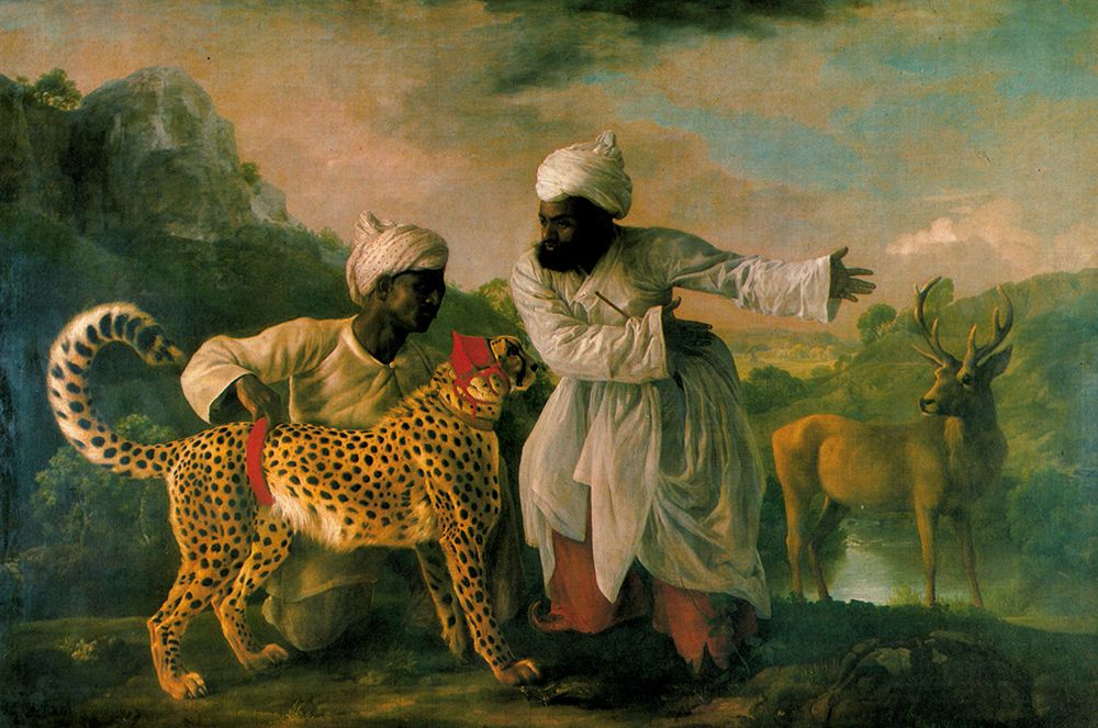 Cheetah with Indian Attendants 1764 art print by George Stubbs for $57.95 CAD
