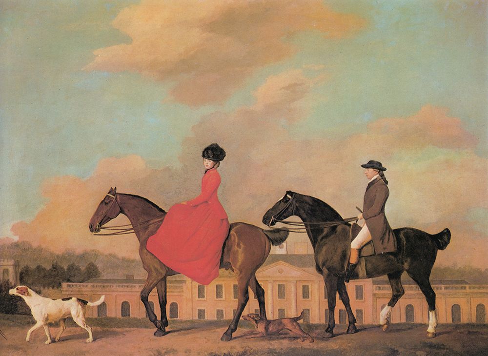 John and Sophia Musters out Riding 1777 art print by George Stubbs for $57.95 CAD