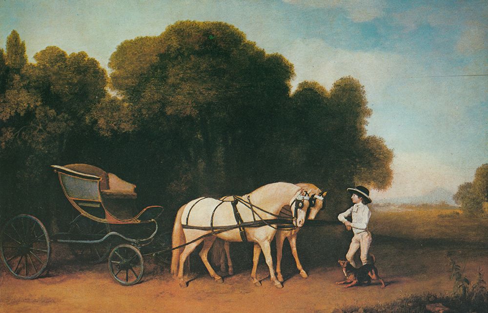 Park Phaeton with Ponies 1780 art print by George Stubbs for $57.95 CAD