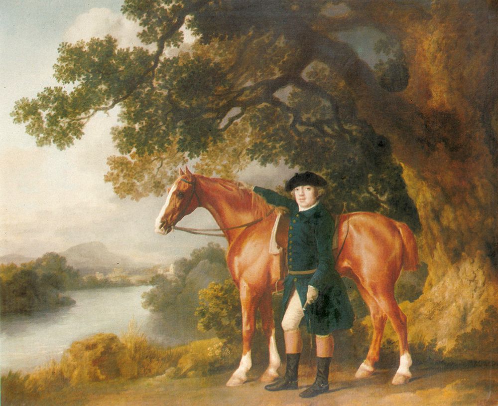 Portrait of a Huntsman 1768 art print by George Stubbs for $57.95 CAD