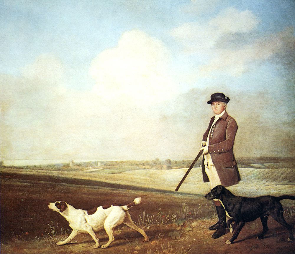 Sir John Nelthorpe out Shooting 1776 art print by George Stubbs for $57.95 CAD