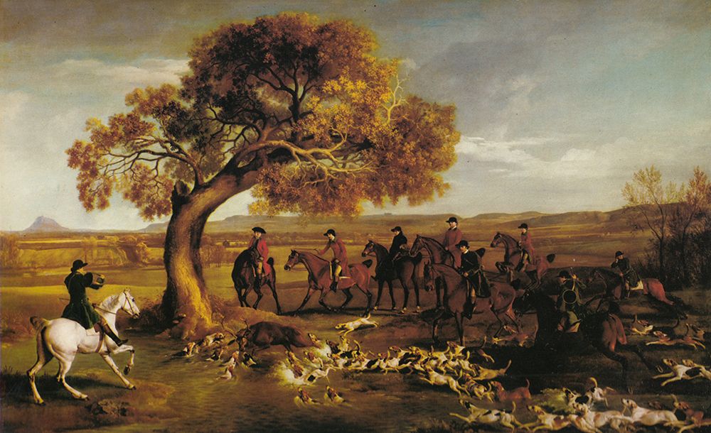 The Grosvenor Hunt 1762 art print by George Stubbs for $57.95 CAD