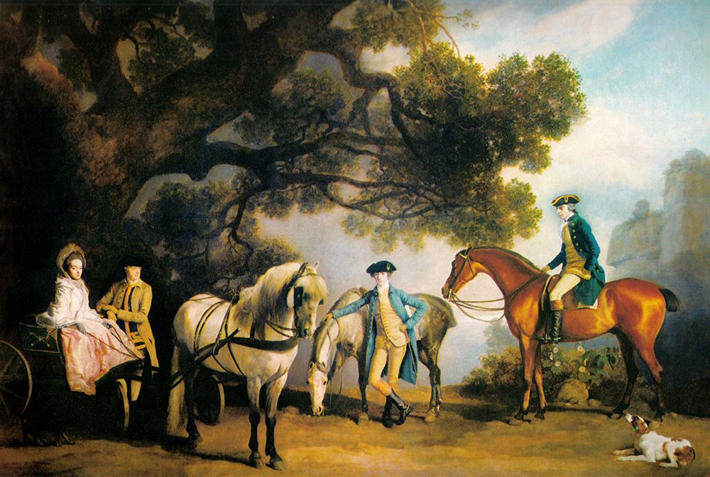 The Melbourne and Milbanke Families 1769 art print by George Stubbs for $57.95 CAD