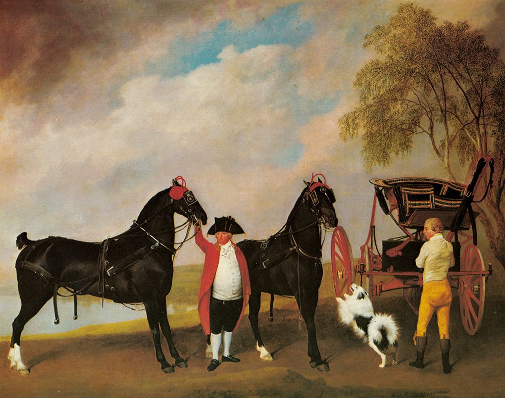 The Prince of Waless Phaeton 1793 art print by George Stubbs for $57.95 CAD