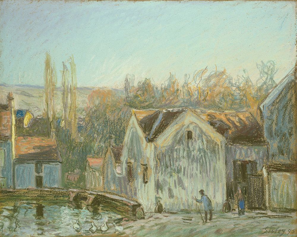 A Corner of Moret-sur-Loing (1895) art print by Alfred Sisley for $57.95 CAD