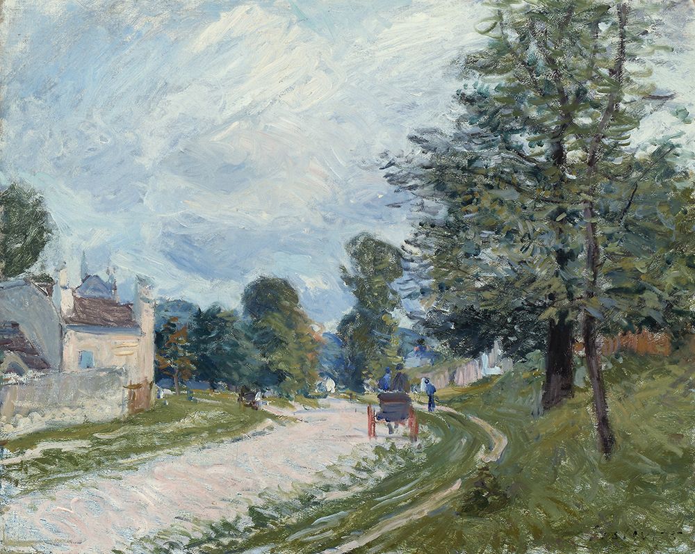 A Turn in the Road (1873) art print by Alfred Sisley for $57.95 CAD