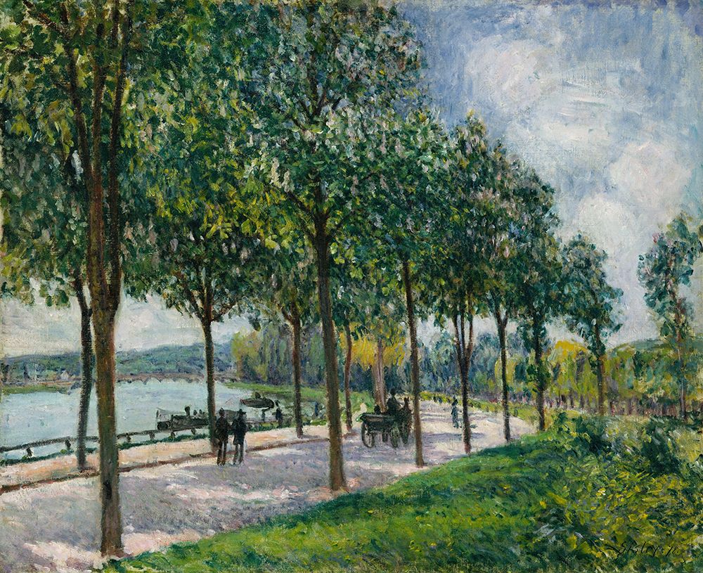 Avenue of Chestnut Trees (1878) art print by Alfred Sisley for $57.95 CAD