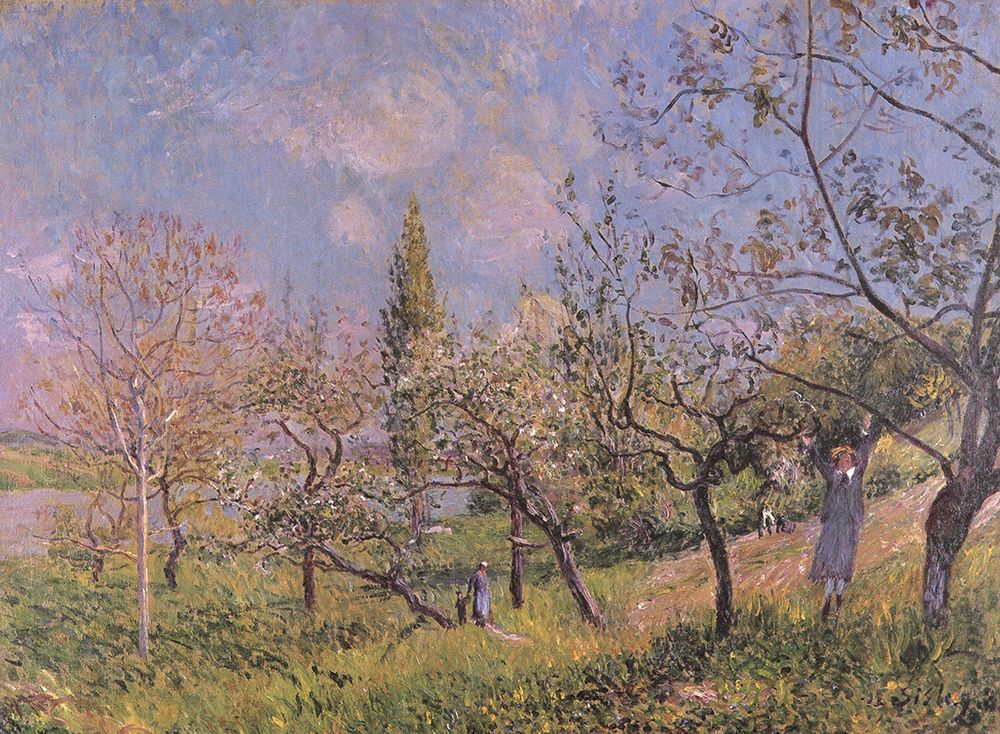 An Orchid in Springtime 1881 art print by Alfred Sisley for $57.95 CAD