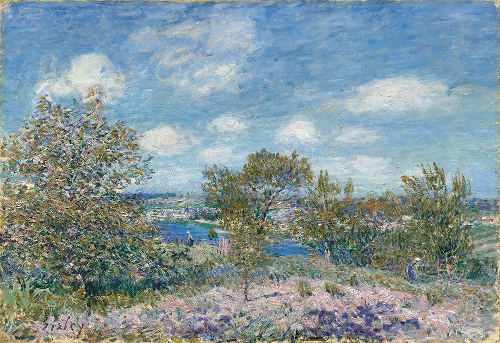 May afternoon in By, near Moret-sur-Loing (circa 1882) art print by Alfred Sisley for $57.95 CAD