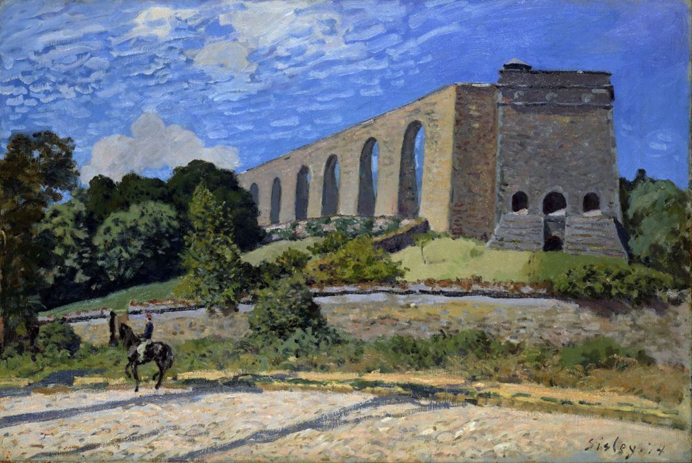 Aqueduct at Marly art print by Alfred Sisley for $57.95 CAD