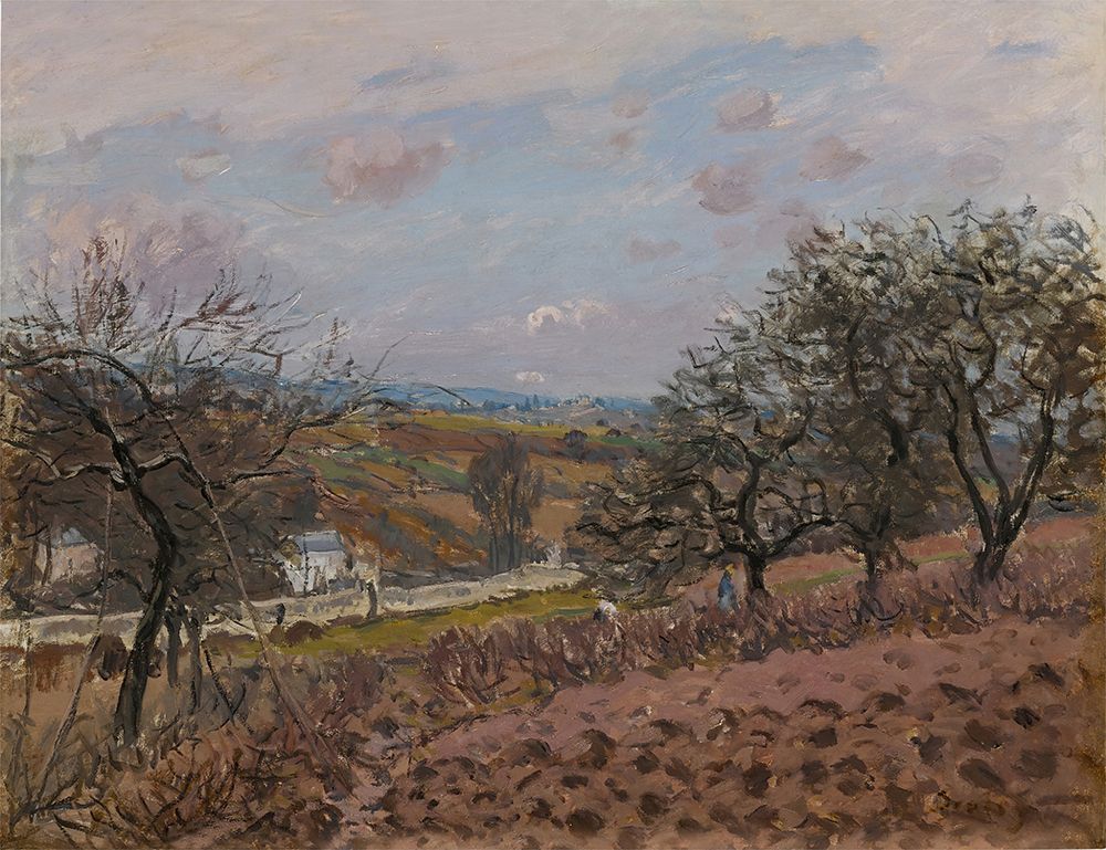 Bougival (1876) art print by Alfred Sisley for $57.95 CAD