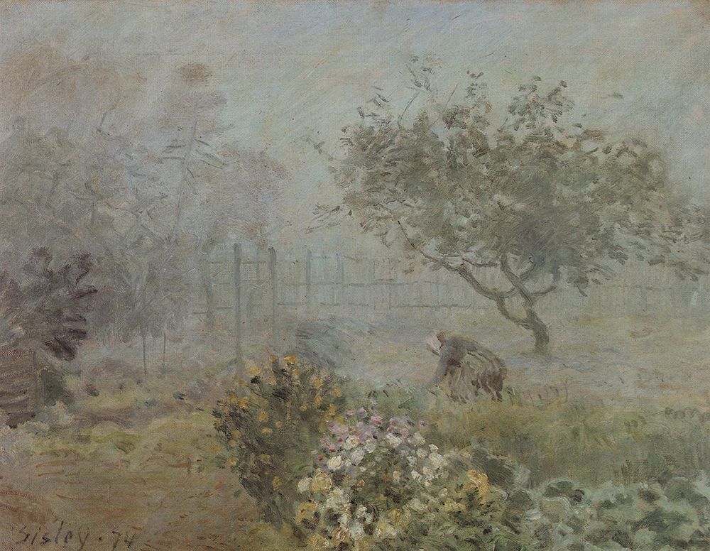 Fog 1874 art print by Alfred Sisley for $57.95 CAD