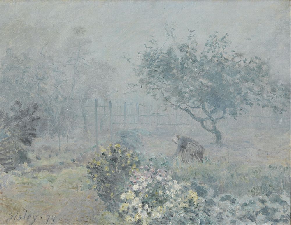 Fog, Voisins (1874) art print by Alfred Sisley for $57.95 CAD