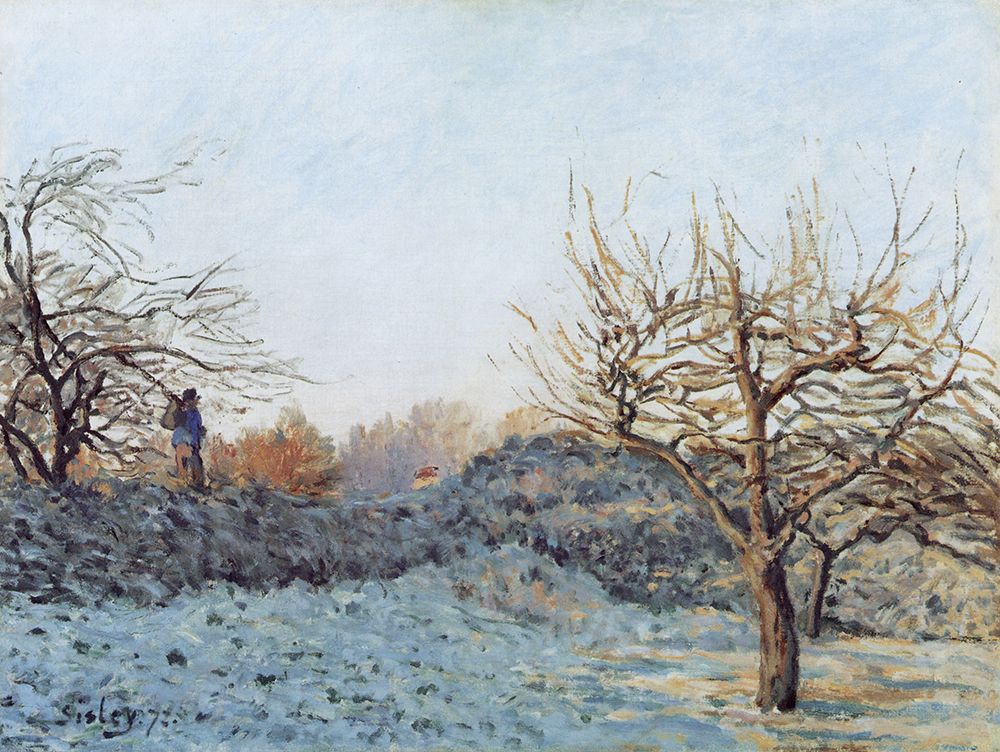 Frost 1872 art print by Alfred Sisley for $57.95 CAD
