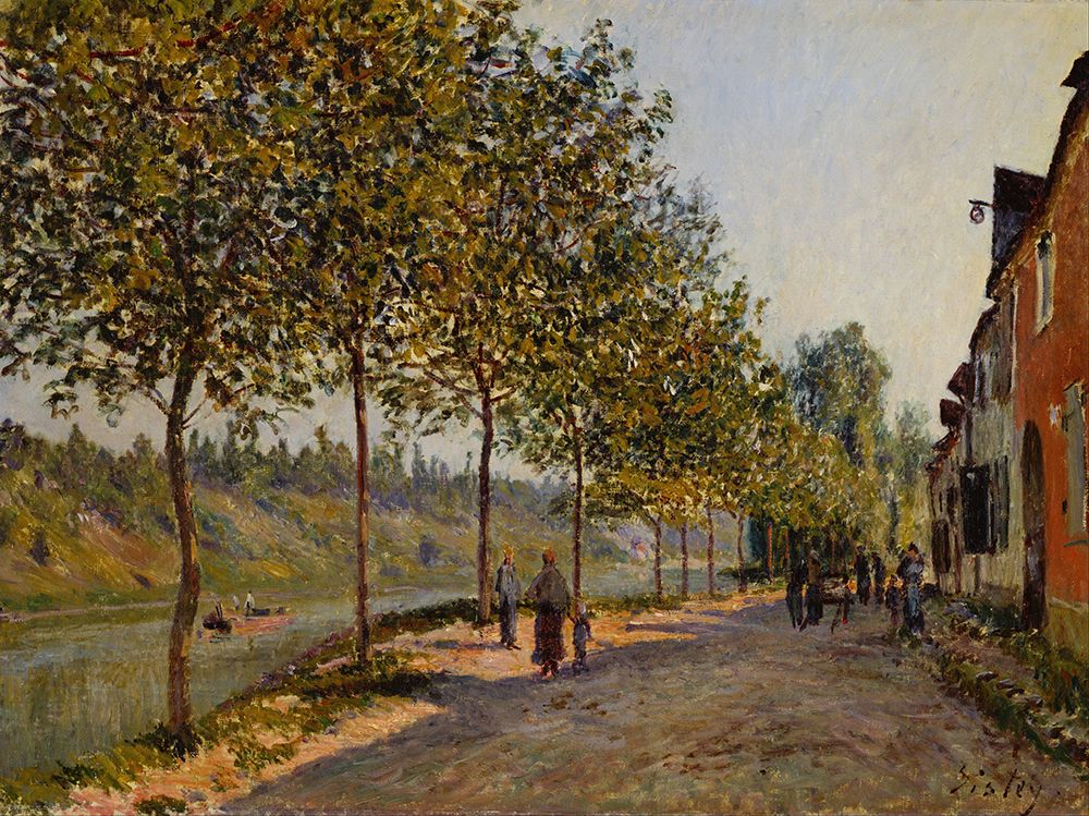June Morning in Saint-Mammes (1884) art print by Alfred Sisley for $57.95 CAD