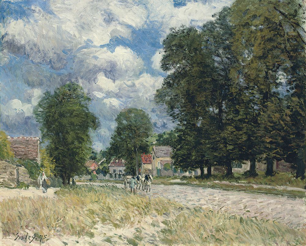 The Road to Marly-le-Roi 1875 art print by Alfred Sisley for $57.95 CAD